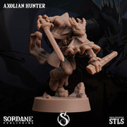 Axolian Hunter, Axolotl Folk Rogue - Sordane Publishing | 28mm and 32mm | Wargaming | DnD | Tabletop Roleplaying
