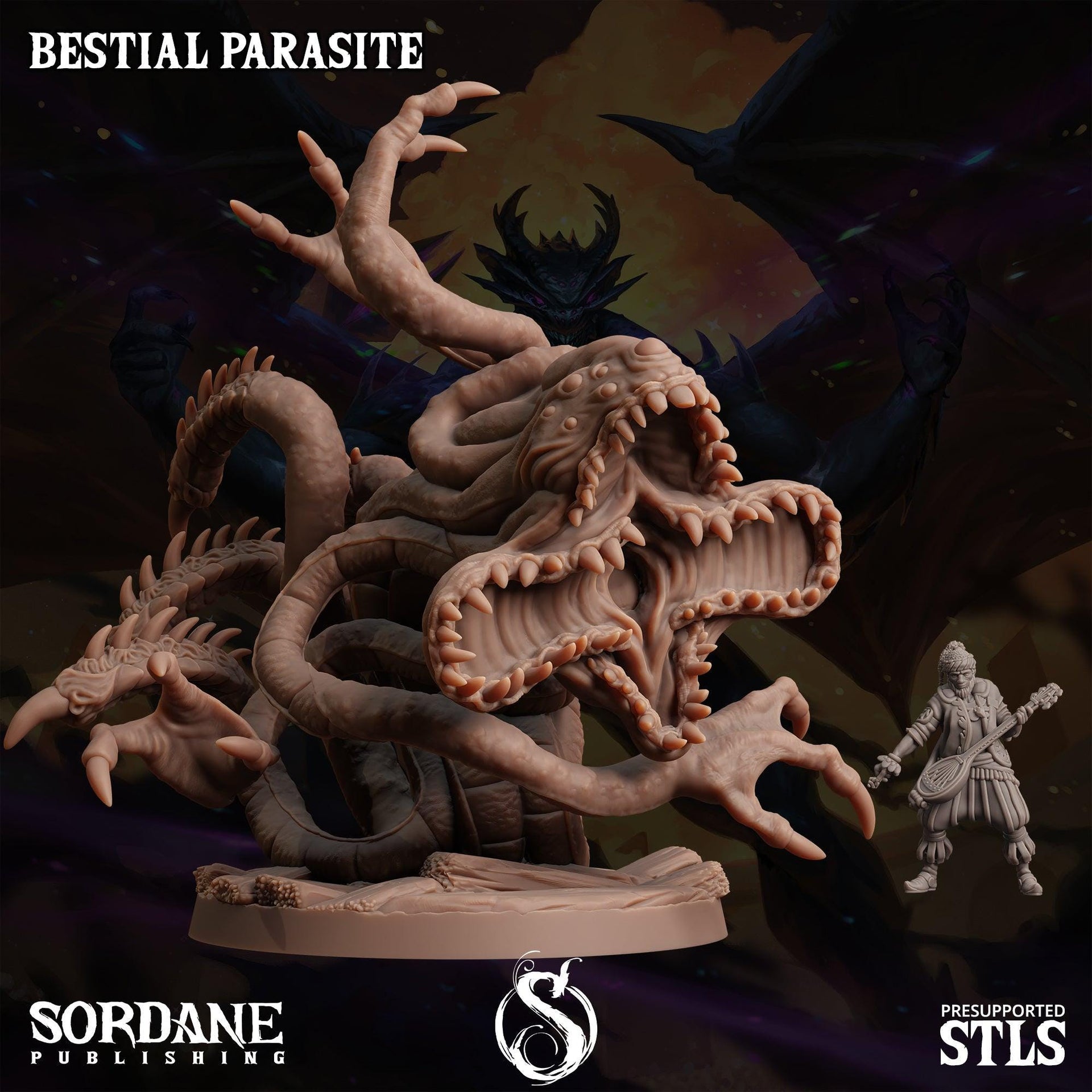 Bestial Parasite, Eldritch Horror - Sordane Publishing | 28mm and 32mm | Wargaming | DnD | Tabletop Roleplaying