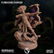 Florasarii Ranger, Flower folk Archer - Sordane Publishing | 28mm and 32mm | Wargaming | DnD | Tabletop Roleplaying