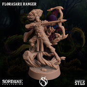 Florasarii Ranger, Flower folk Archer - Sordane Publishing | 28mm and 32mm | Wargaming | DnD | Tabletop Roleplaying