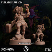 Florasarii Paladin, Flower folk Knight - Sordane Publishing | 28mm and 32mm | Wargaming | DnD | Tabletop Roleplaying