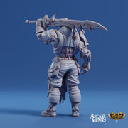 Earth Elemdar Fighter - Sordane Publishing | 28mm and 32mm | Wargaming | DnD | Tabletop Roleplaying