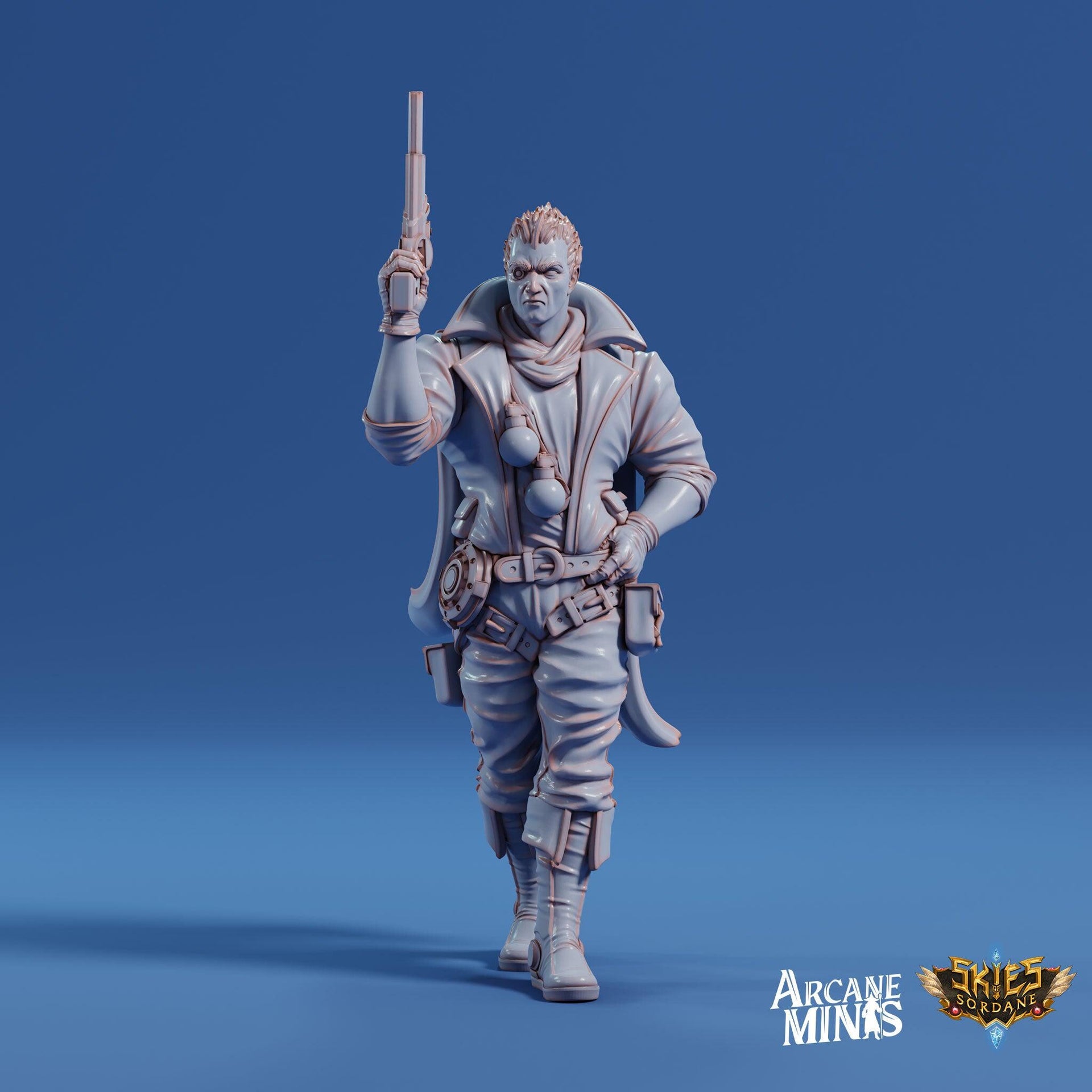 Earth Elemdar Artificer - Sordane Publishing | 28mm and 32mm | Wargaming | DnD | Tabletop Roleplaying