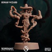 Human Wizard - Sordane Publishing | 28mm and 32mm | Wargaming | DnD | Tabletop Roleplaying