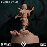Halfling Wizard - Sordane Publishing | 28mm and 32mm | Wargaming | DnD | Tabletop Roleplaying