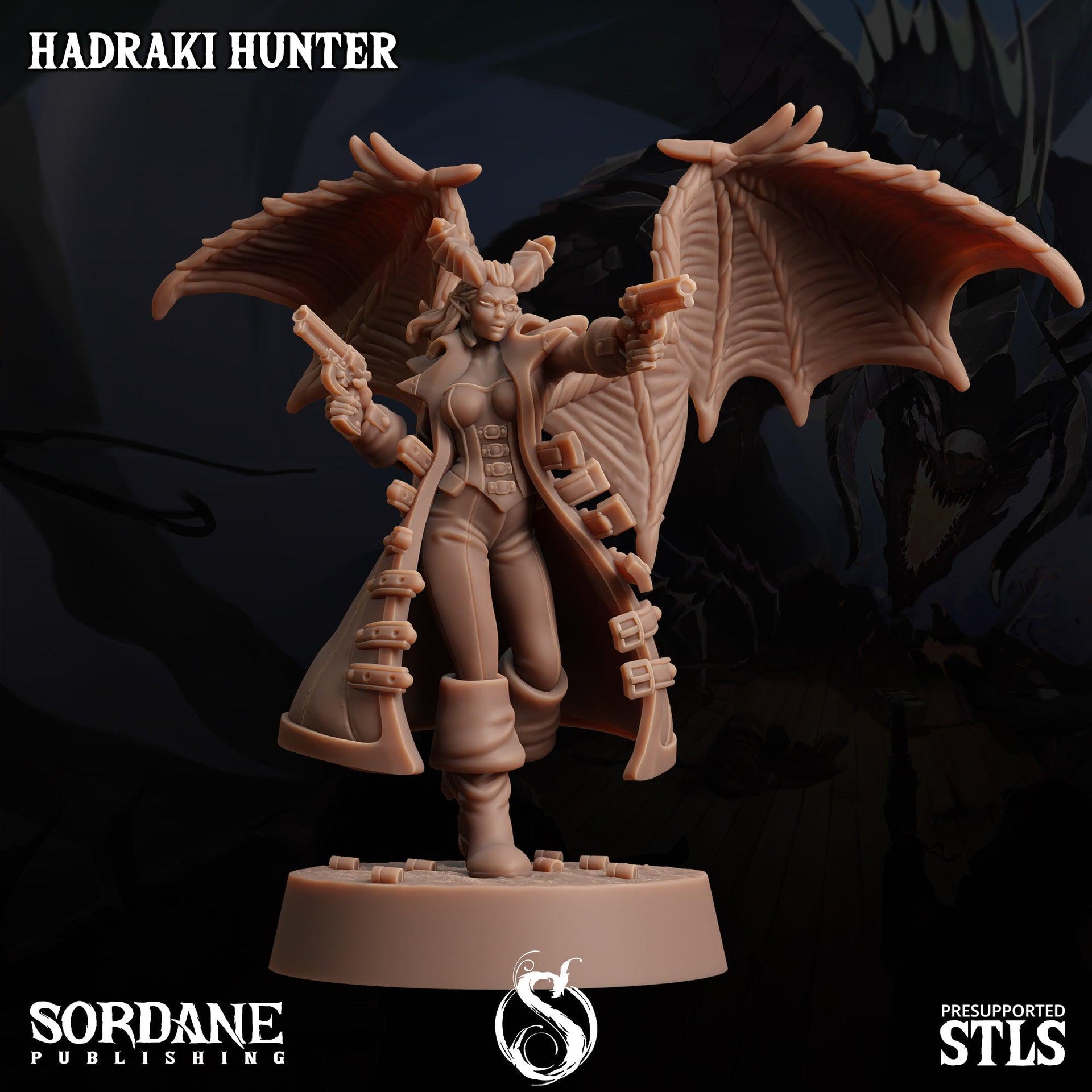 Hadraki Hunter, Demonfolk Rogue - Sordane Publishing | 28mm and 32mm | Wargaming | DnD | Tabletop Roleplaying