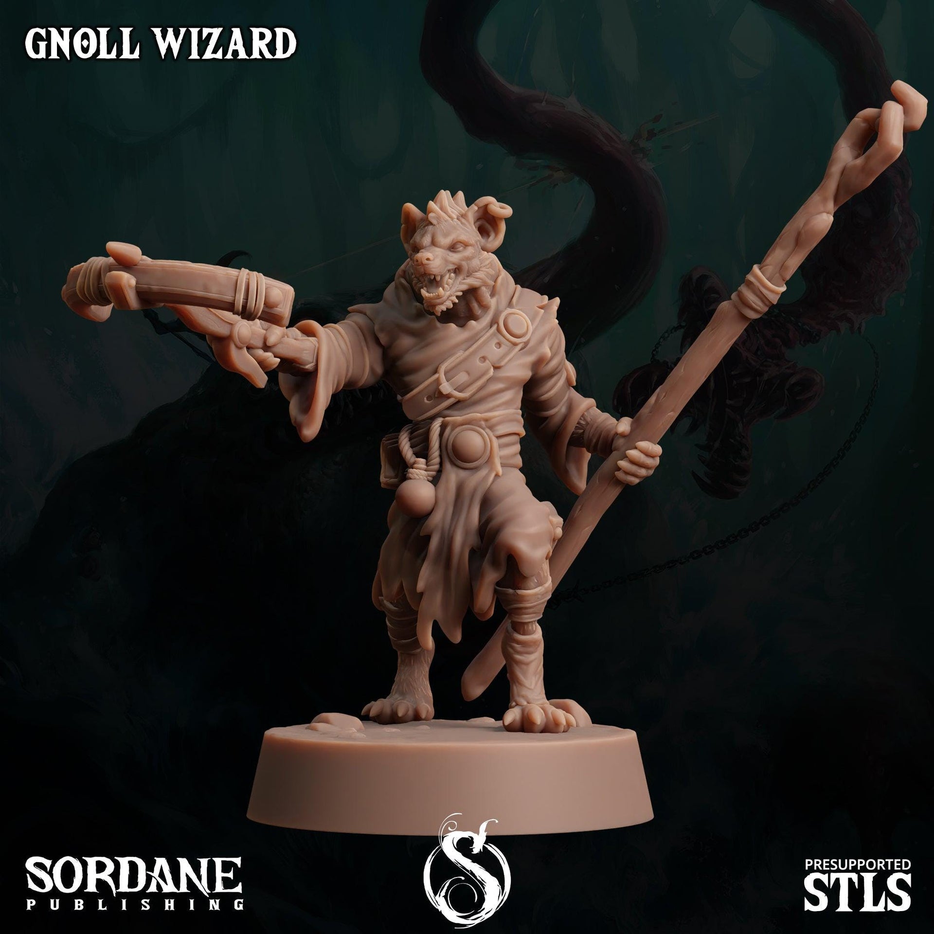 Gnoll Wizard - Sordane Publishing | 28mm and 32mm | Wargaming | DnD | Tabletop Roleplaying