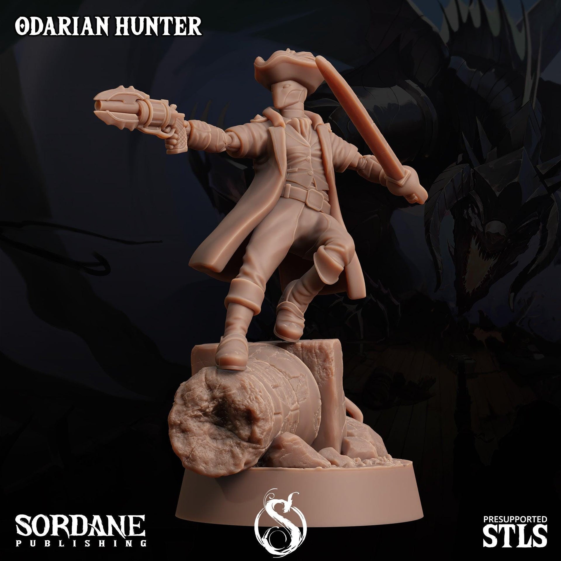 Odarian Hunter, Robot Swashbuckler - Sordane Publishing | 28mm and 32mm | Wargaming | DnD | Tabletop Roleplaying
