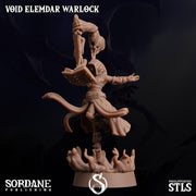 Void Elemdar Warlock - Sordane Publishing | 28mm and 32mm | Wargaming | DnD | Tabletop Roleplaying