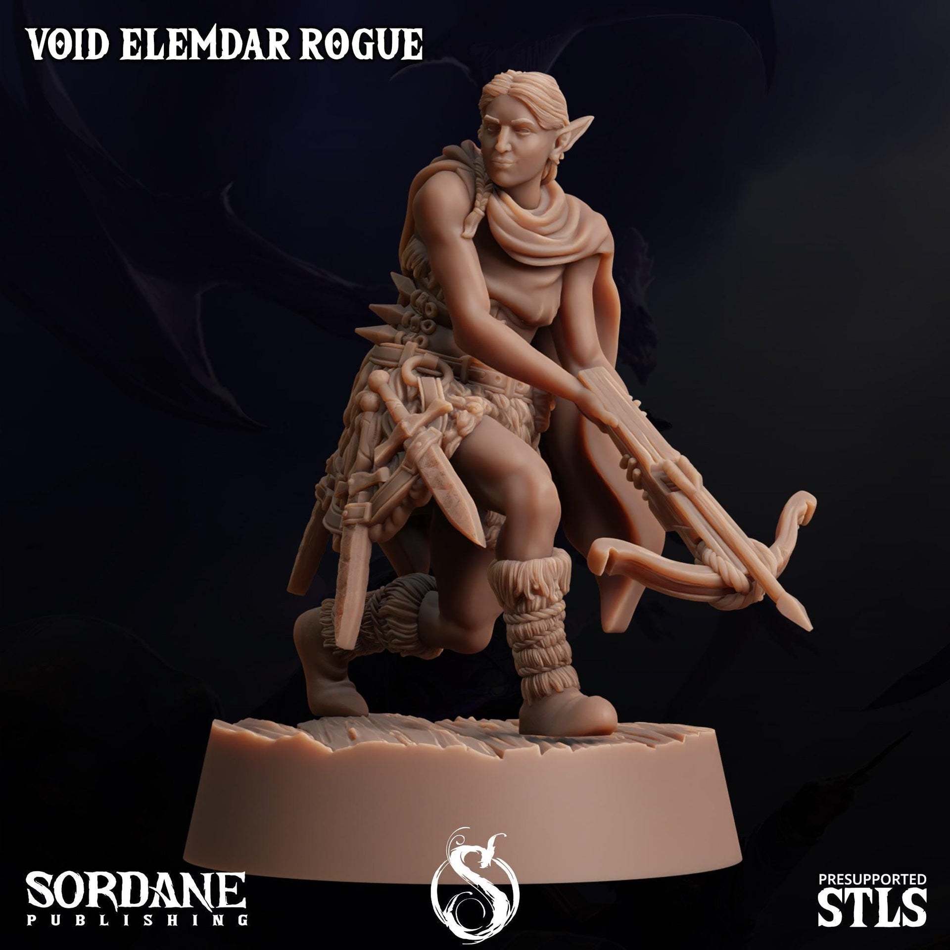 Void Elemdar Rogue - Sordane Publishing | 28mm and 32mm | Wargaming | DnD | Tabletop Roleplaying
