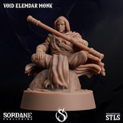 Void Elemdar Monk - Sordane Publishing | 28mm and 32mm | Wargaming | DnD | Tabletop Roleplaying
