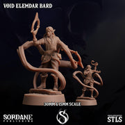 Void Elemdar Bard- Sordane Publishing | 28mm and 32mm | Wargaming | DnD | Tabletop Roleplaying