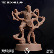 Void Elemdar Bard- Sordane Publishing | 28mm and 32mm | Wargaming | DnD | Tabletop Roleplaying