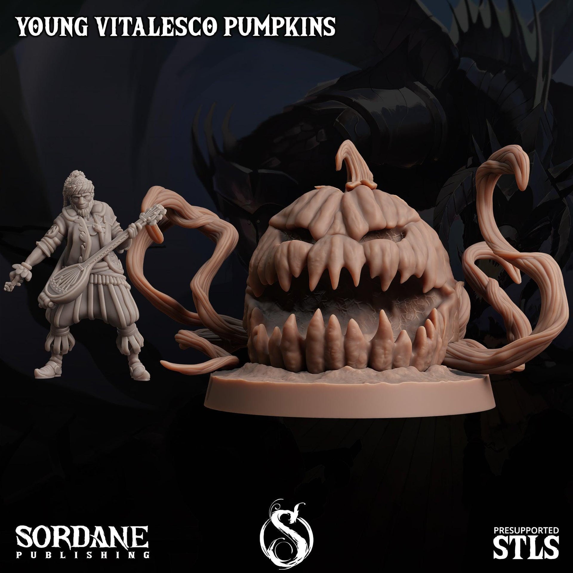 Young Vitalesco Pumpkin - Sordane Publishing | 28mm and 32mm | Wargaming | DnD | Tabletop Roleplaying