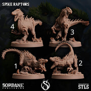 Spike Raptors- Sordane Publishing | 28mm and 32mm | Wargaming | DnD | Tabletop Roleplaying