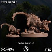 Spike Raptors- Sordane Publishing | 28mm and 32mm | Wargaming | DnD | Tabletop Roleplaying