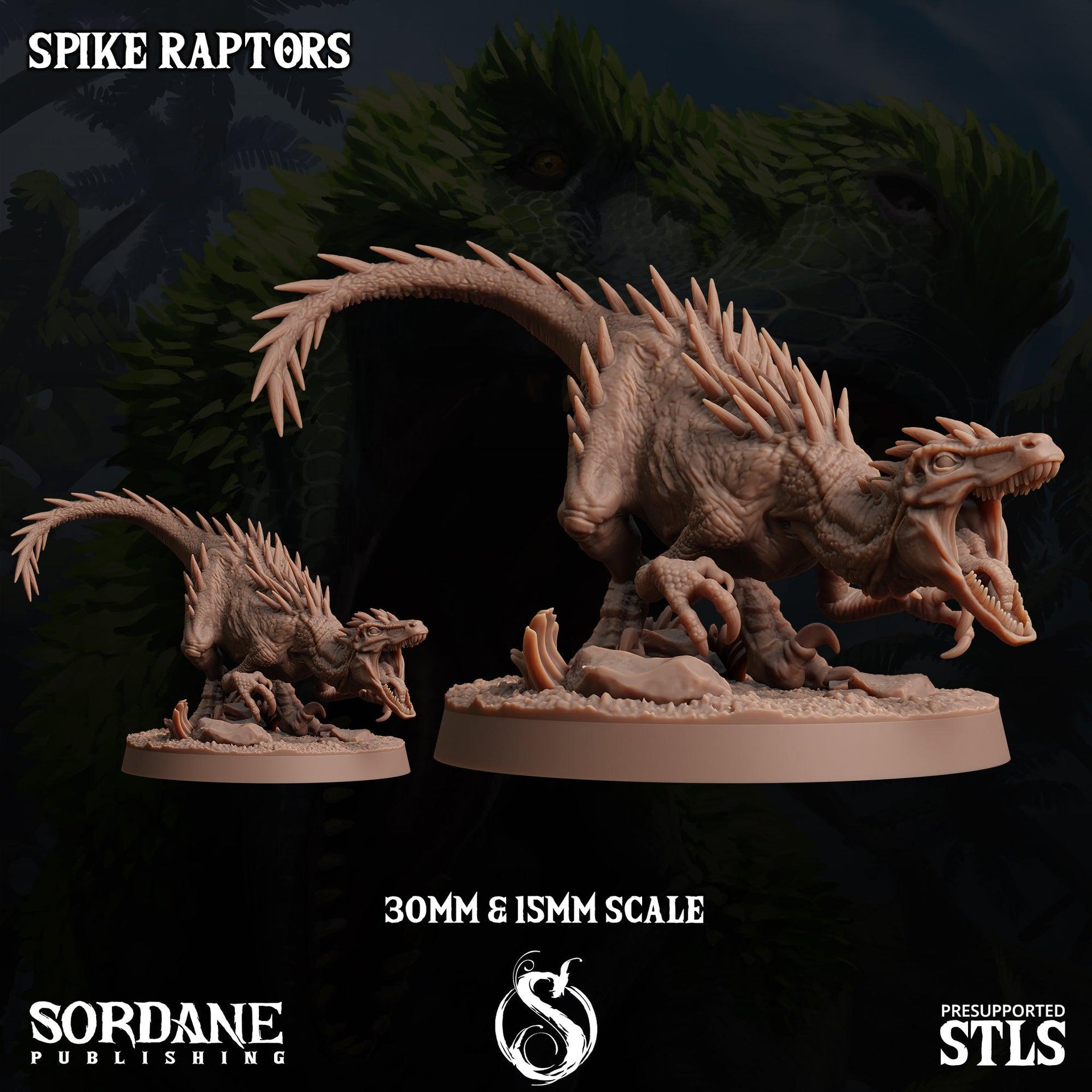 Spike Raptors- Sordane Publishing | 28mm and 32mm | Wargaming | DnD | Tabletop Roleplaying