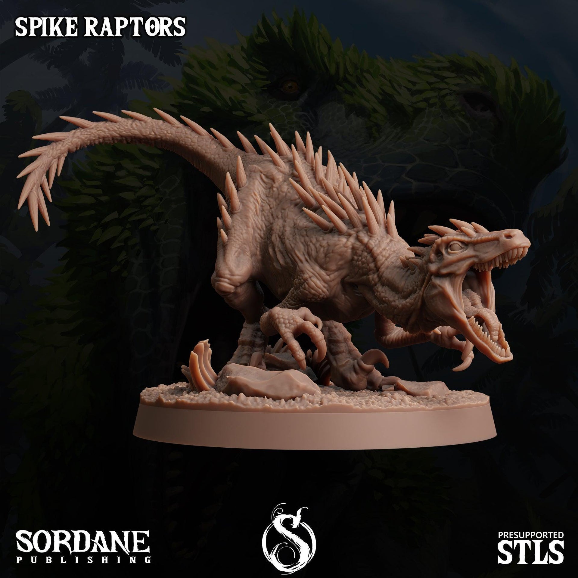 Spike Raptors- Sordane Publishing | 28mm and 32mm | Wargaming | DnD | Tabletop Roleplaying