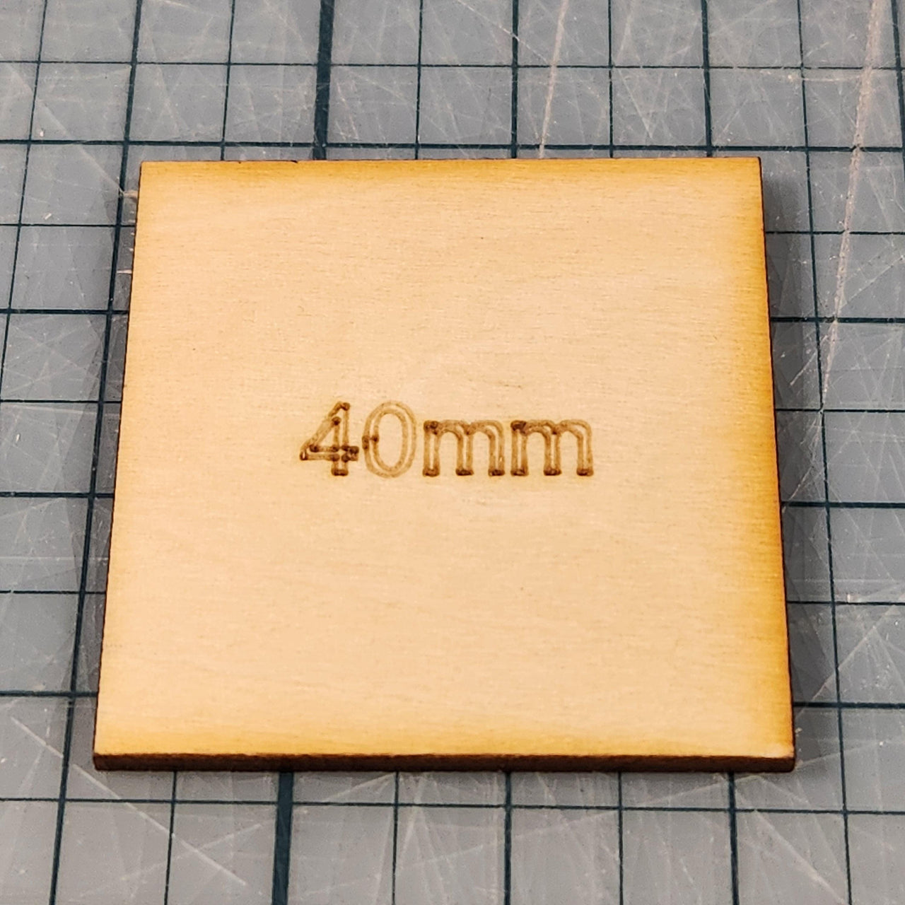 Miniature Bases - 40mm Square, 3mm thick Plywood | 28mm and 32mm | Wargaming | DnD | Tabletop Roleplaying