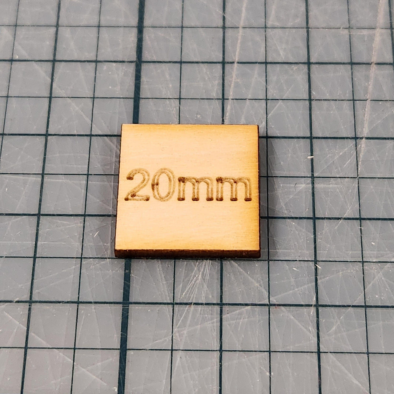 Miniature Bases - 20mm Square, 3mm thick Plywood | 28mm and 32mm | Wargaming | DnD | Tabletop Roleplaying