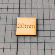 Miniature Bases - 20mm Square, 3mm thick Plywood | 28mm and 32mm | Wargaming | DnD | Tabletop Roleplaying