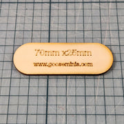 Miniature Bases - 70x25mm Pill, 3mm thick Plywood | 28mm and 32mm | Wargaming | DnD | Tabletop Roleplaying