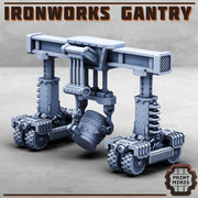 Ironworks Gantry Crane - Print Minis | 28mm and 32mm | Wargaming | DnD | Tabletop Roleplaying