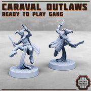 House Caraval, Modular Jester Gang- Print Minis | 28mm and 32mm | Wargaming | DnD | Tabletop Roleplaying