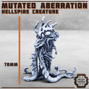 Hellspire Aberration, Mutant Creature - Print Minis | 28mm and 32mm | Wargaming | DnD | Tabletop Roleplaying