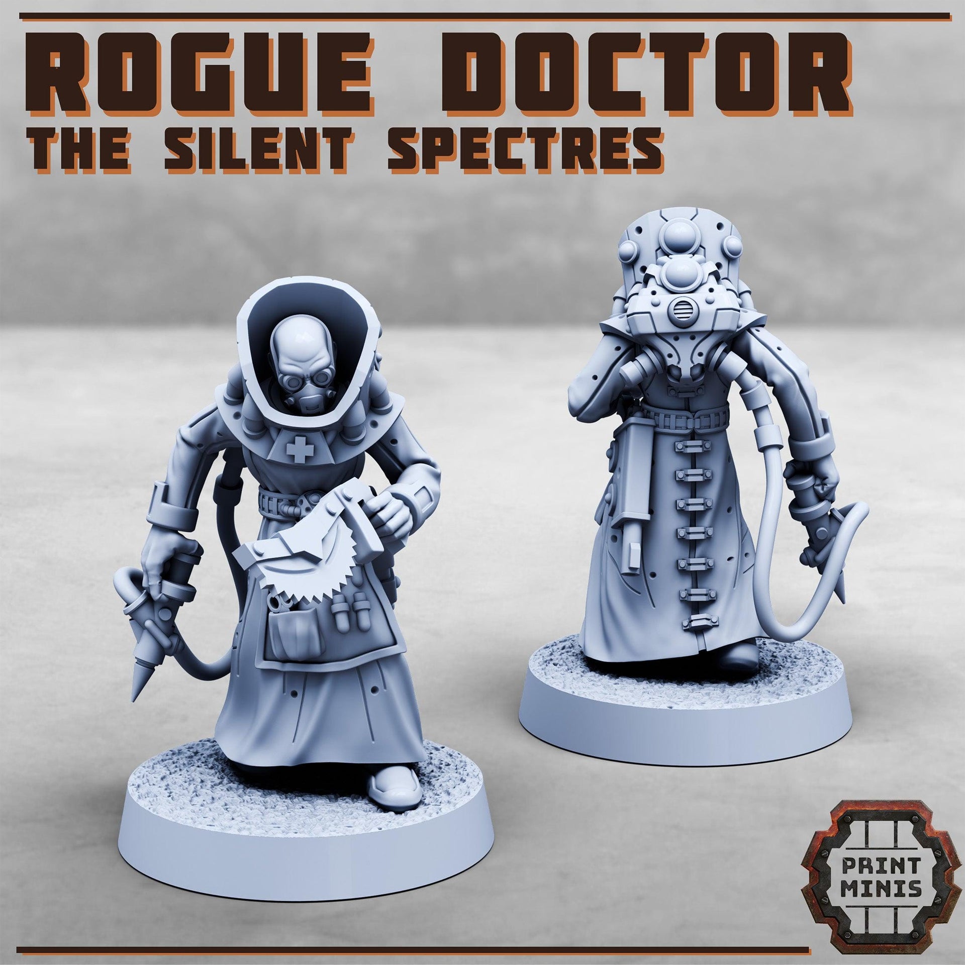 Silent Spectre doc - Print Minis | 28mm and 32mm | Wargaming | DnD | Tabletop Roleplaying
