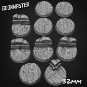 Trench Bases - Goonmaster | 28mm and 32mm | Wargaming | DnD | Tabletop Roleplaying