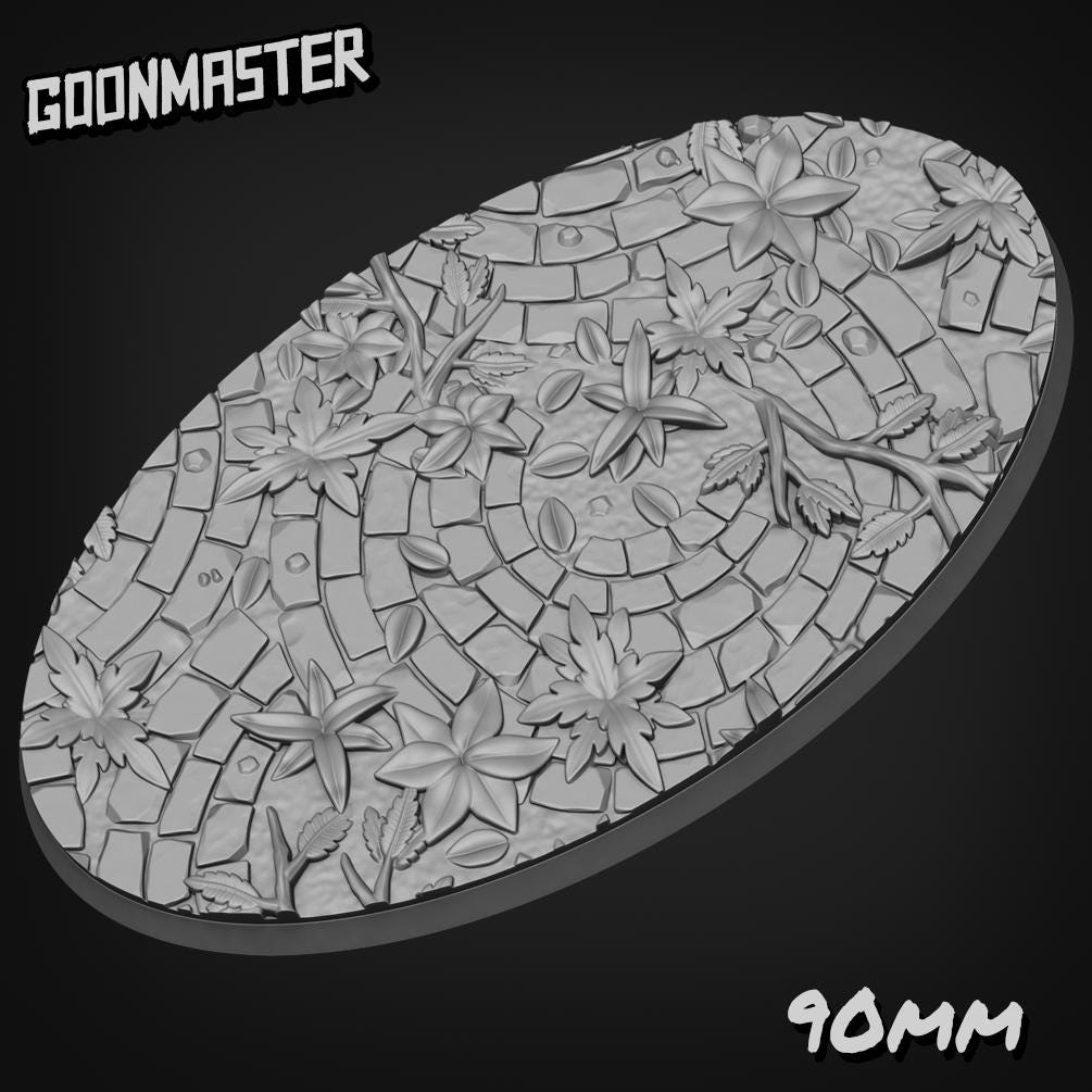 Jungle Ruin Bases - Goonmaster | 28mm and 32mm | Wargaming | DnD | Tabletop Roleplaying