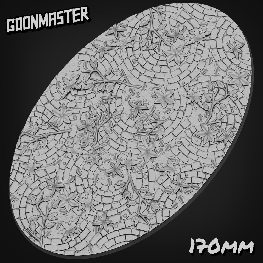 Jungle Ruin Bases - Goonmaster | 28mm and 32mm | Wargaming | DnD | Tabletop Roleplaying