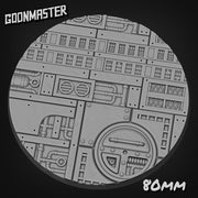 Industrial SciFi Floor Bases - Goonmaster | 28mm and 32mm | Wargaming | DnD | Tabletop Roleplaying