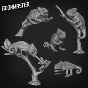 Chameleon - Goonmaster Basing Bits | 28mm and 32mm | Wargaming | DnD | Tabletop Roleplaying