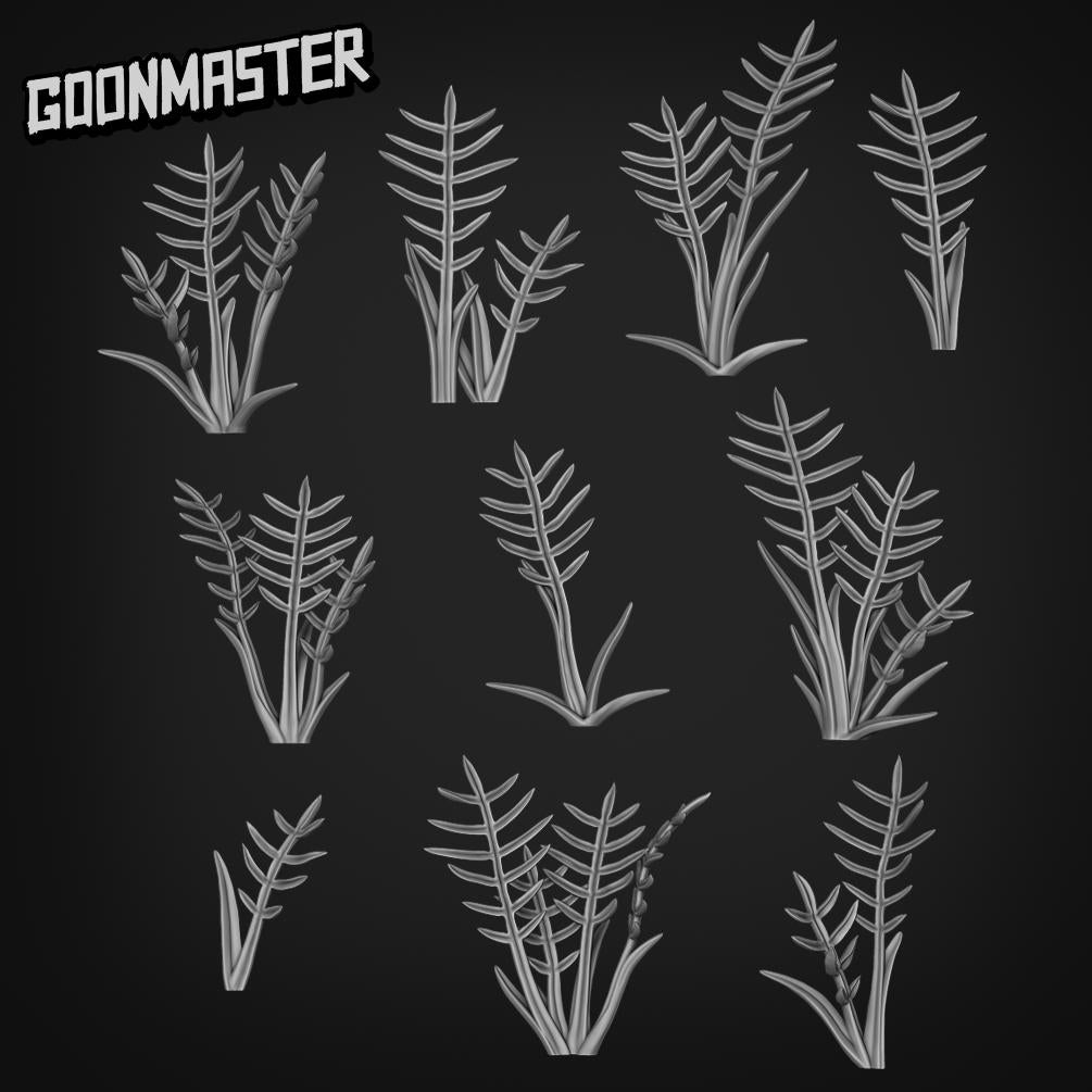 Philodendron Tortum - Goonmaster Basing Bits | Scale Model Houseplant | 28mm and 32mm | Wargaming | DnD | Tabletop Roleplaying