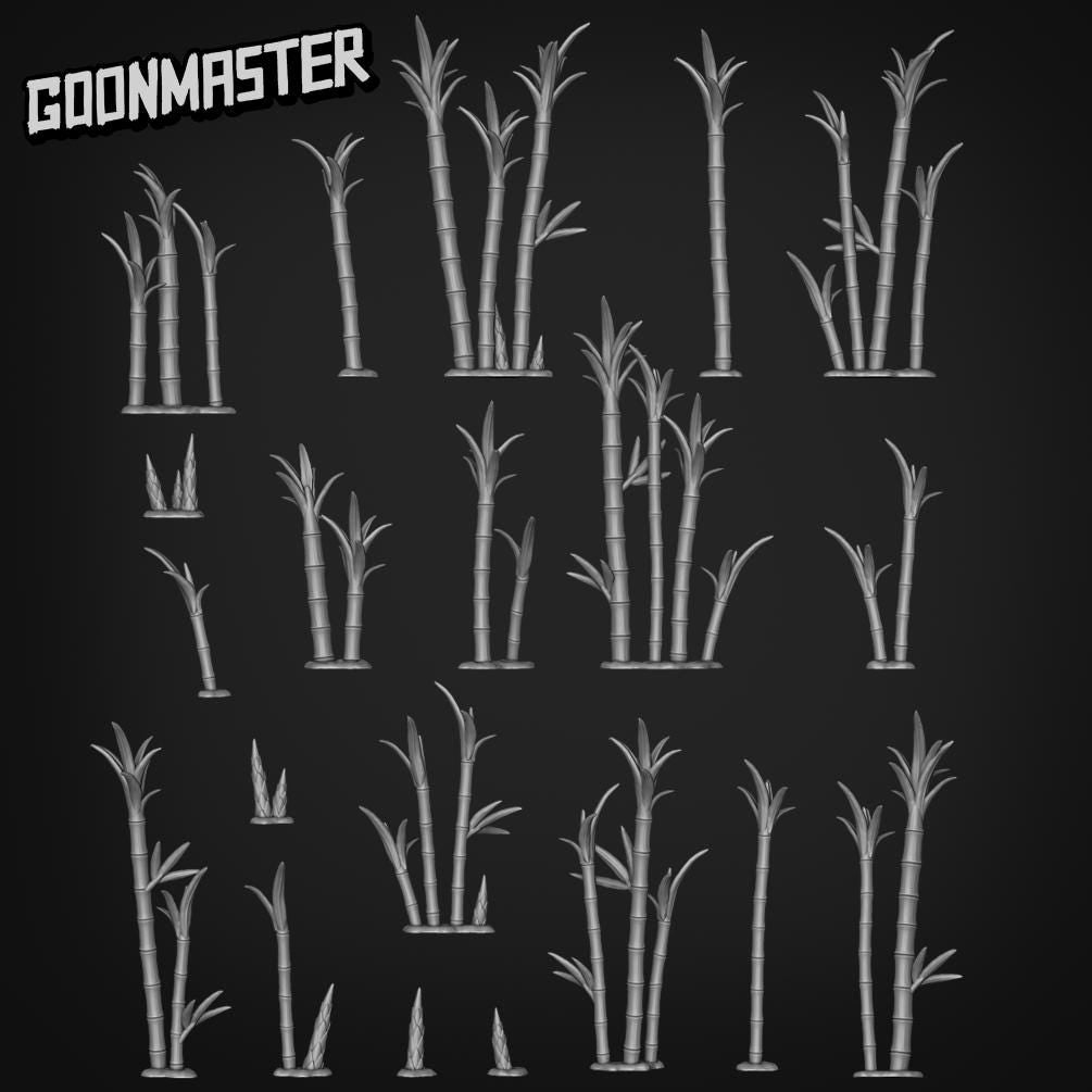 Phyllostachys Parvifolia - Goonmaster Basing Bits | Scale Model Bamboo | 28mm and 32mm | Wargaming | DnD | Tabletop Roleplaying