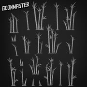 Phyllostachys Parvifolia - Goonmaster Basing Bits | Scale Model Bamboo | 28mm and 32mm | Wargaming | DnD | Tabletop Roleplaying