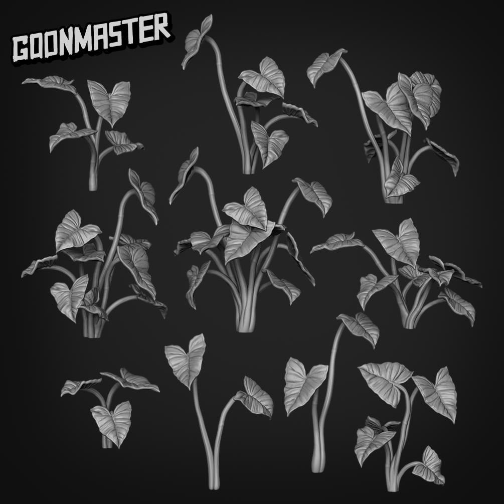 Syngonium Podophyllum - Goonmaster Basing Bits | Scale Model Arrowhead Plant | 28mm and 32mm | Wargaming | DnD | Tabletop Roleplaying