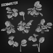 Goeppertia Orbifolia - Goonmaster Basing Bits | Scale Model House Plant | 28mm and 32mm | Wargaming | DnD | Tabletop Roleplaying