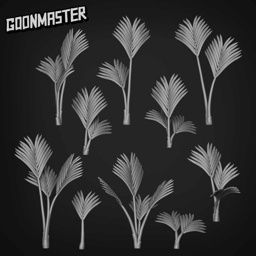 Howea Forsteriana - Goonmaster Basing Bits | Scale Model Kentia palm | 28mm and 32mm | Wargaming | DnD | Tabletop Roleplaying