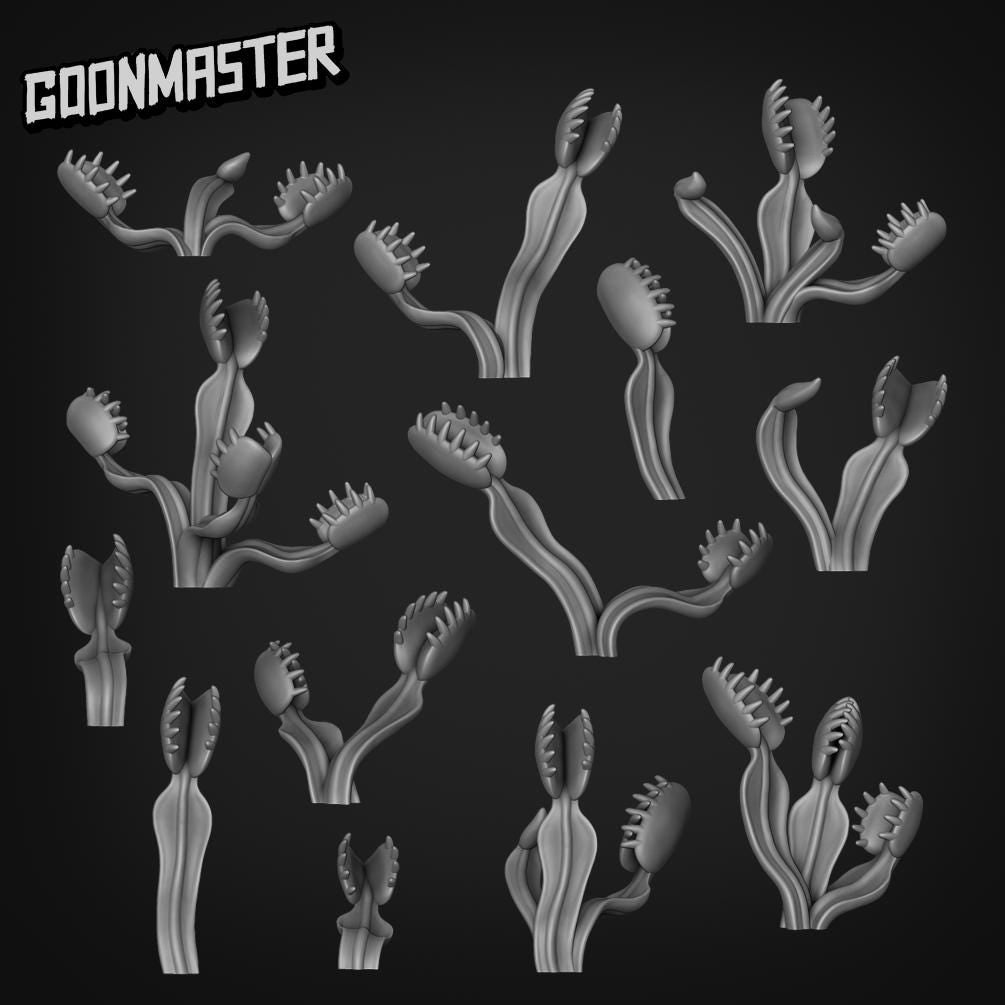 Dionaea Muscipula - Goonmaster Basing Bits | Scale Model Venus Fly Trap | 28mm and 32mm | Wargaming | DnD | Tabletop Roleplaying