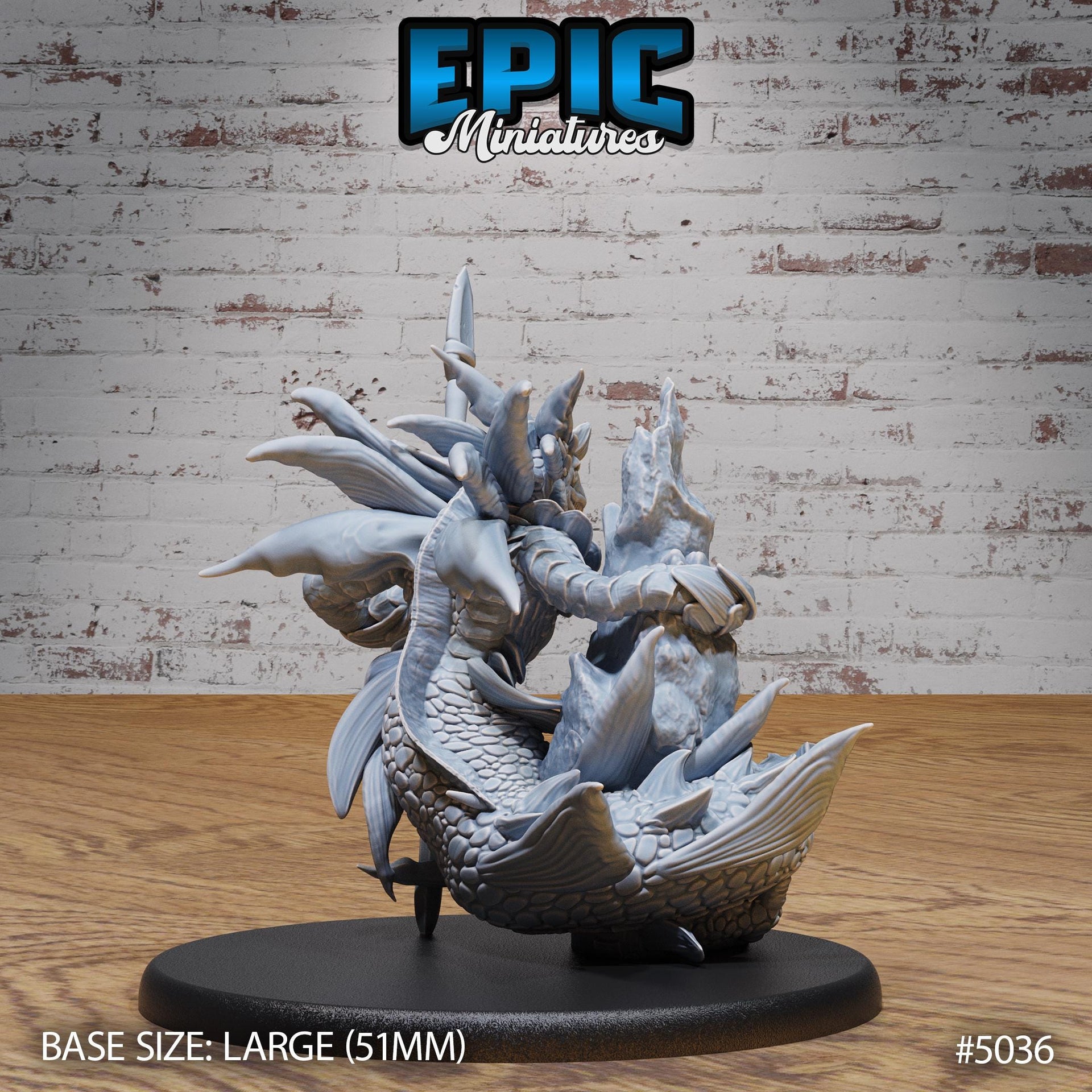 Wastrilith Water Demon - Epic Miniatures | 28mm and 32mm | Wargaming | DnD | Tabletop Roleplaying