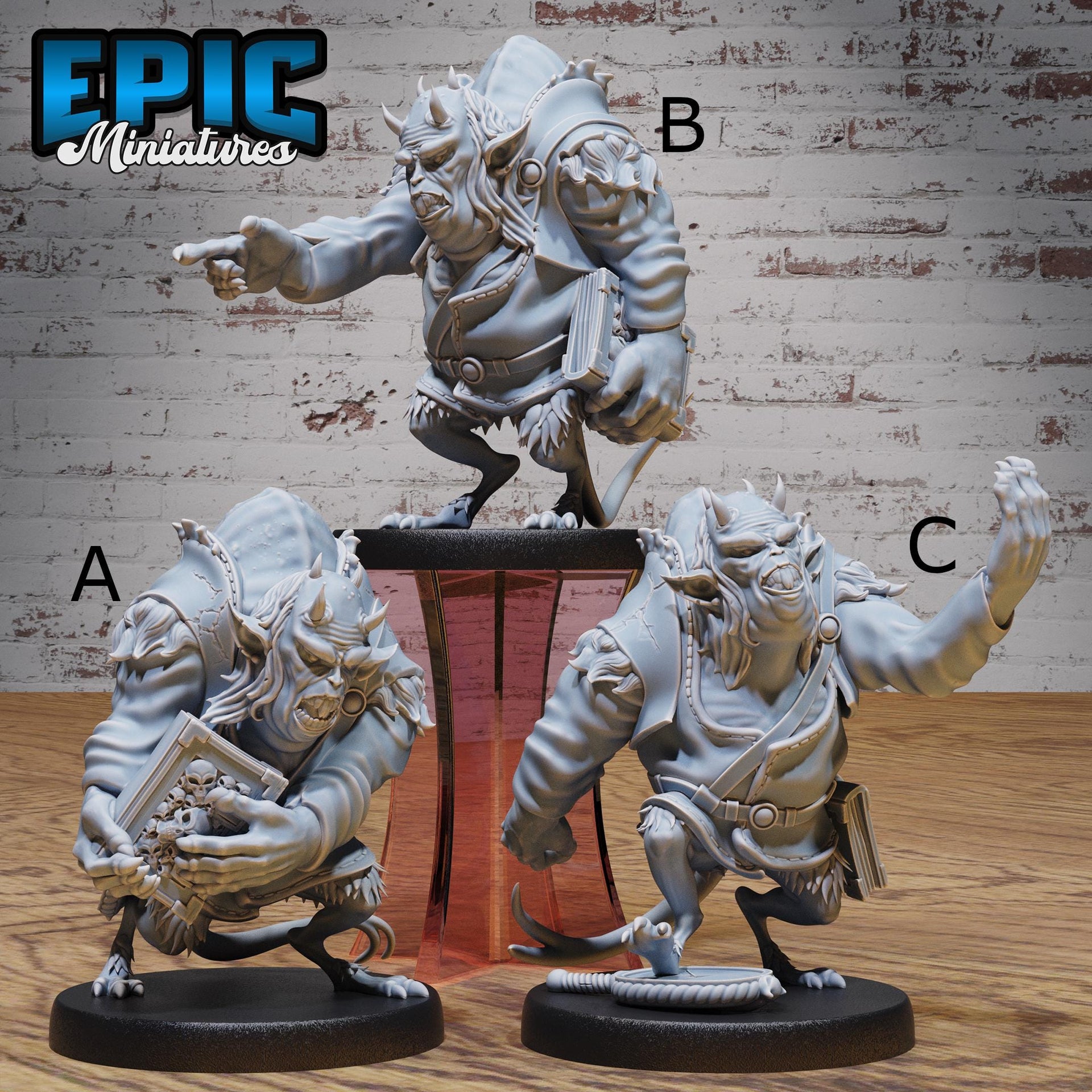 Hunchback Fiend - Epic Miniatures | 28mm and 32mm | Wargaming | DnD | Tabletop Roleplaying
