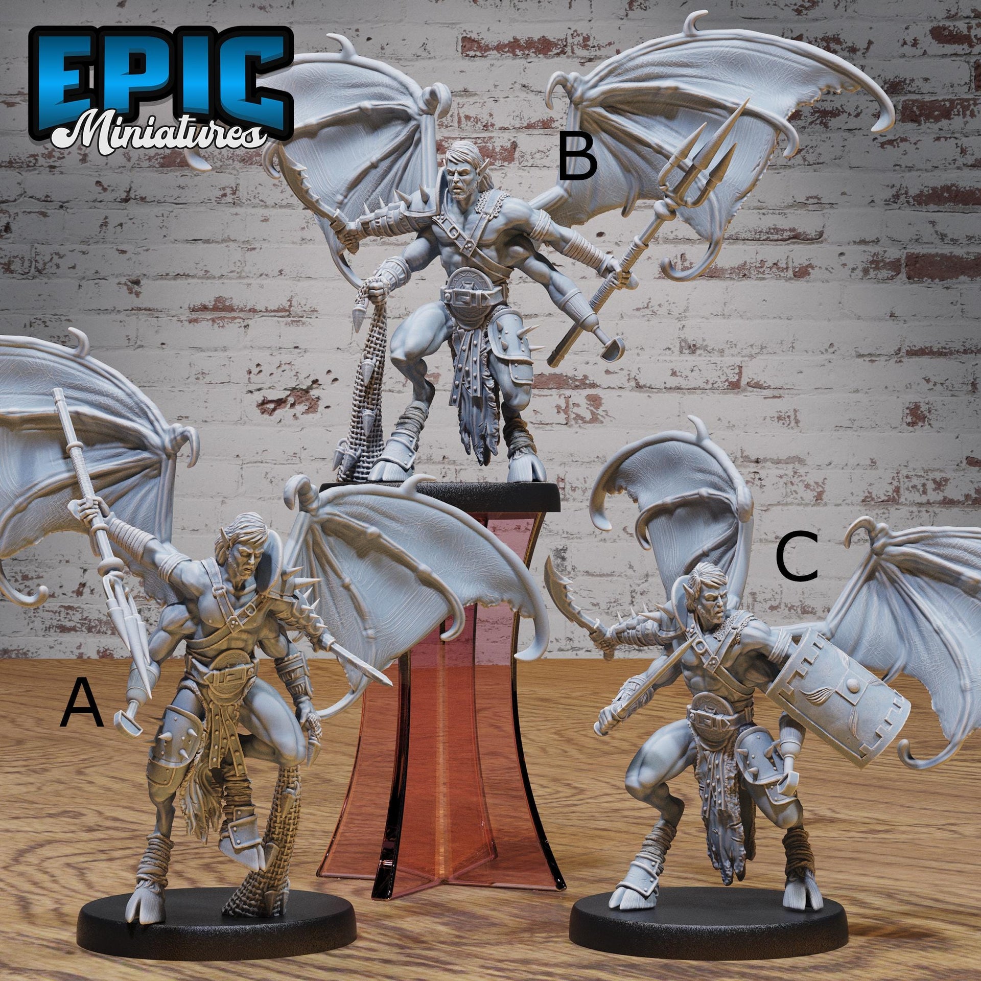 Pit Fighter Devil - Epic Miniatures | 28mm and 32mm | Wargaming | DnD | Tabletop Roleplaying