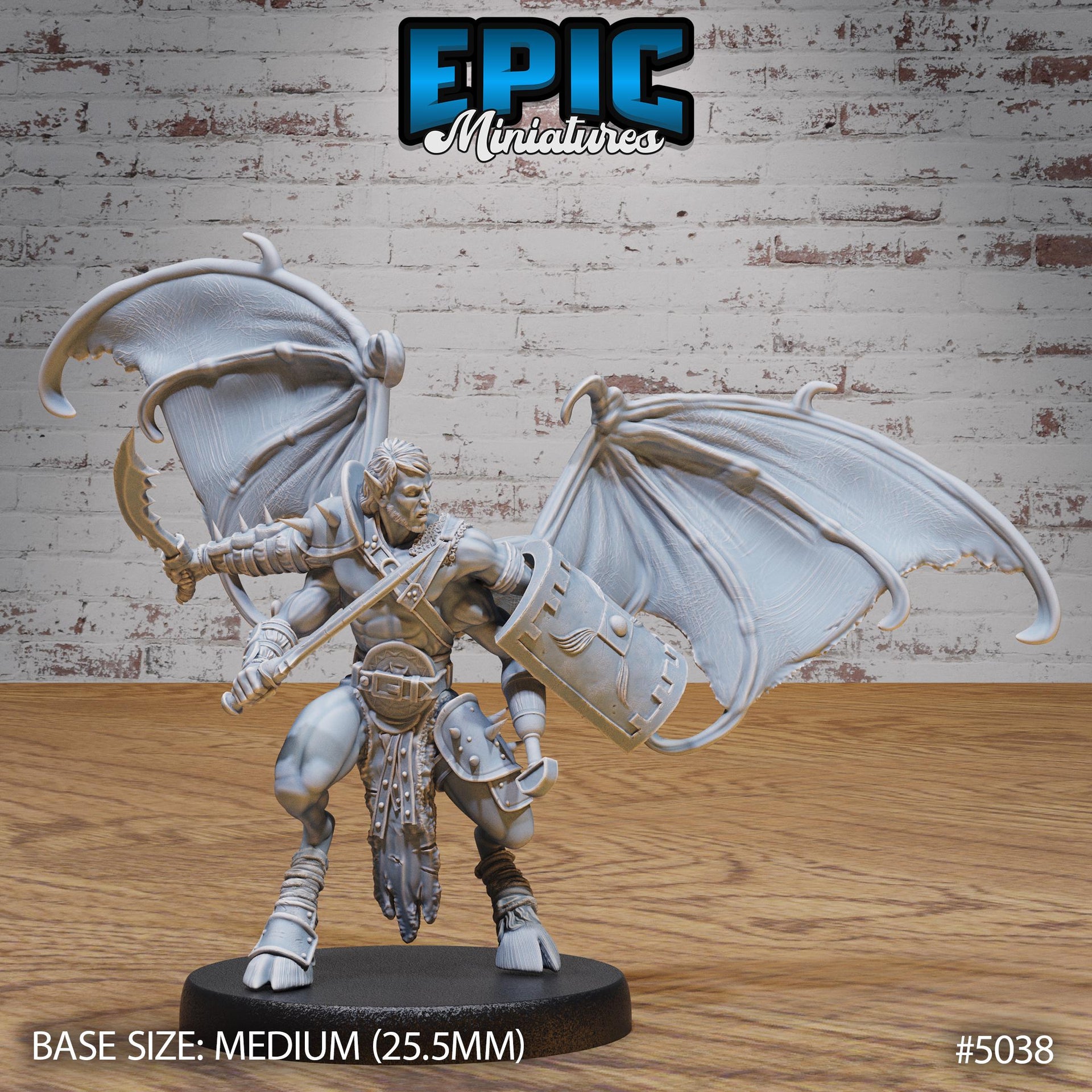Pit Fighter Devil - Epic Miniatures | 28mm and 32mm | Wargaming | DnD | Tabletop Roleplaying