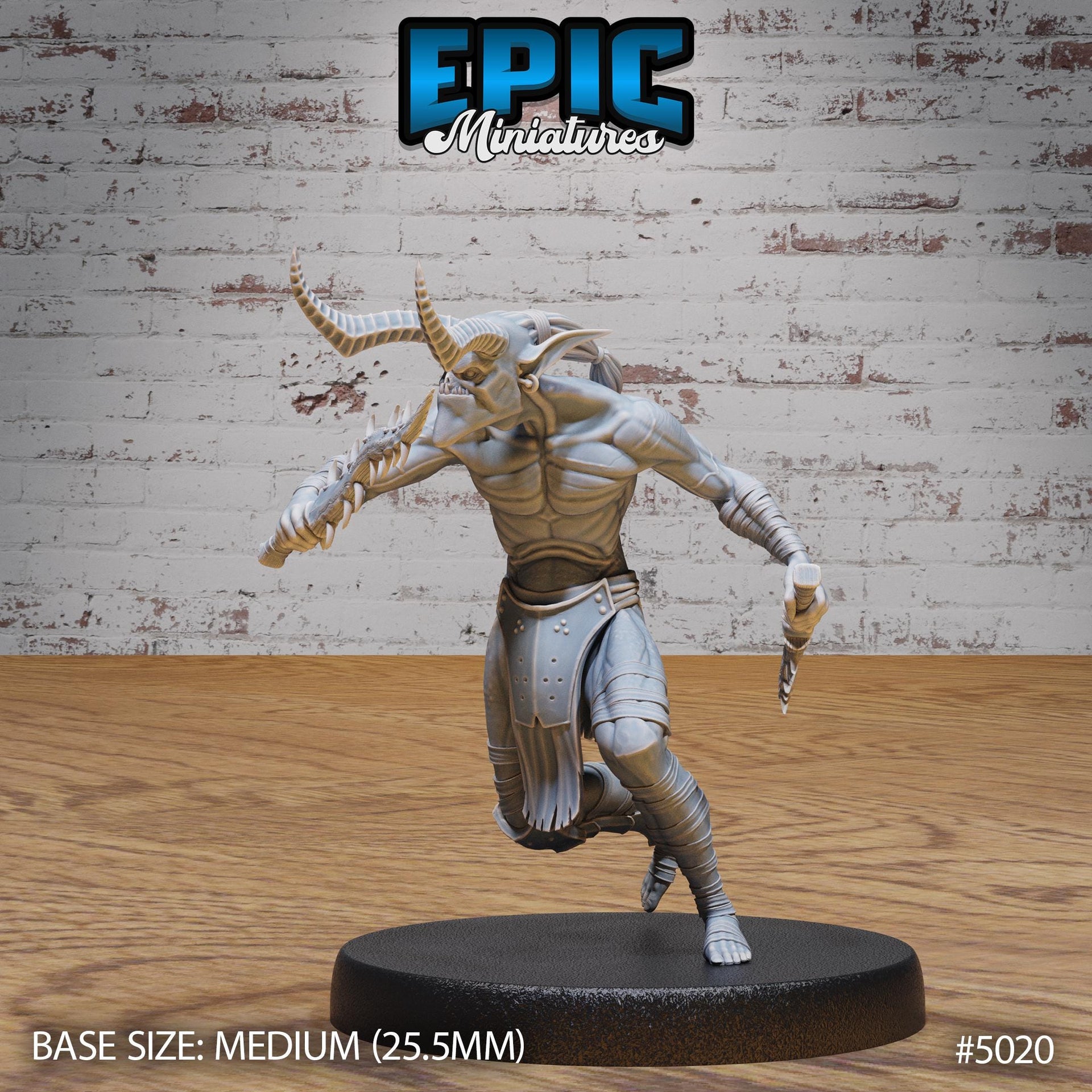 Lower Devil Warrior - Epic Miniatures | 28mm and 32mm | Wargaming | DnD | Tabletop Roleplaying