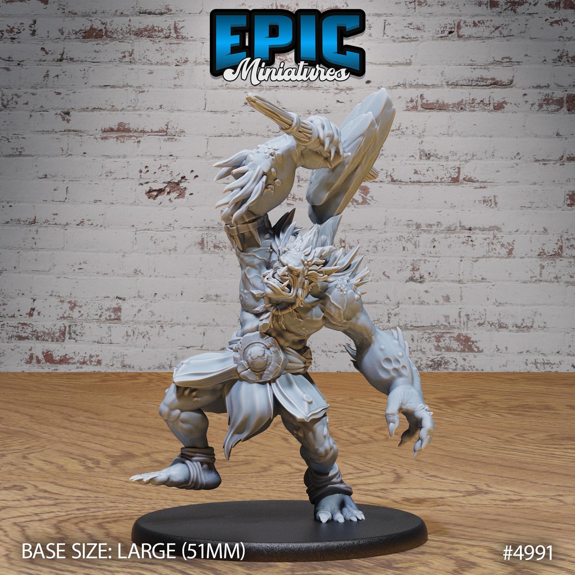 Savage Troll - Epic Miniatures | 28mm and 32mm | Wargaming | DnD | Tabletop Roleplaying