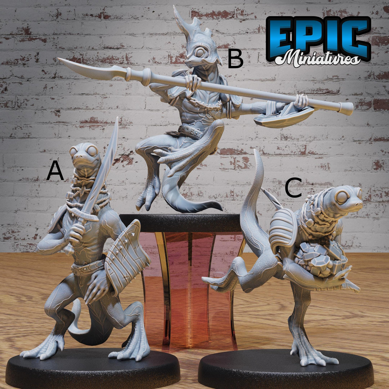 Fire Newt - Epic Miniatures | 28mm and 32mm | Wargaming | DnD | Tabletop Roleplaying