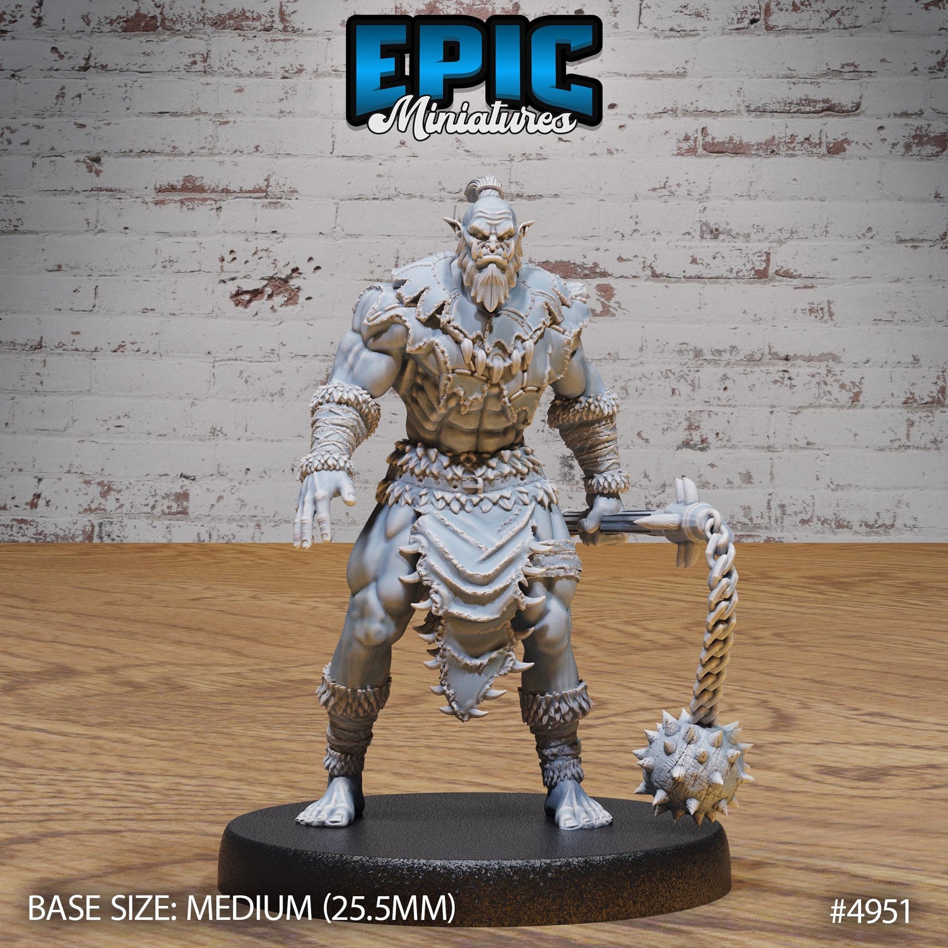 Orc Warrior - Epic Miniatures | 28mm and 32mm | Wargaming | DnD | Tabletop Roleplaying